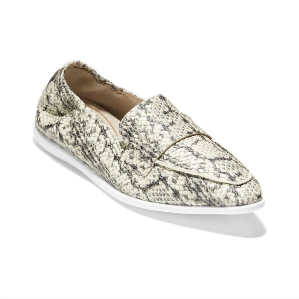 Cole Haan Snake Print Loafers